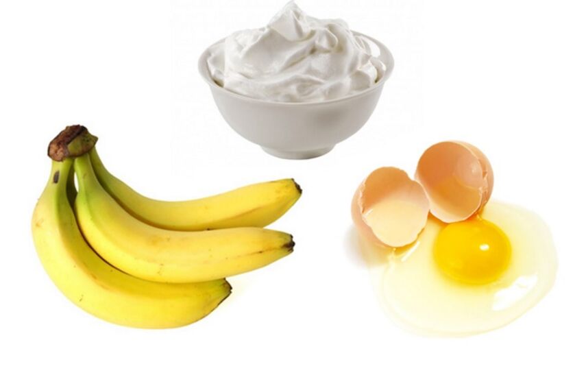 An egg and banana mask is suitable for all skin types
