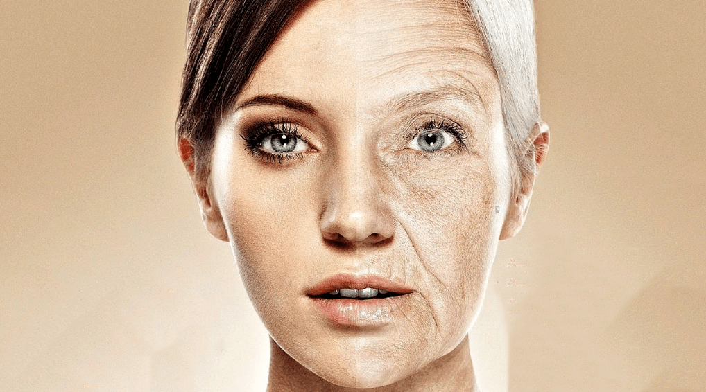 as human skin ages